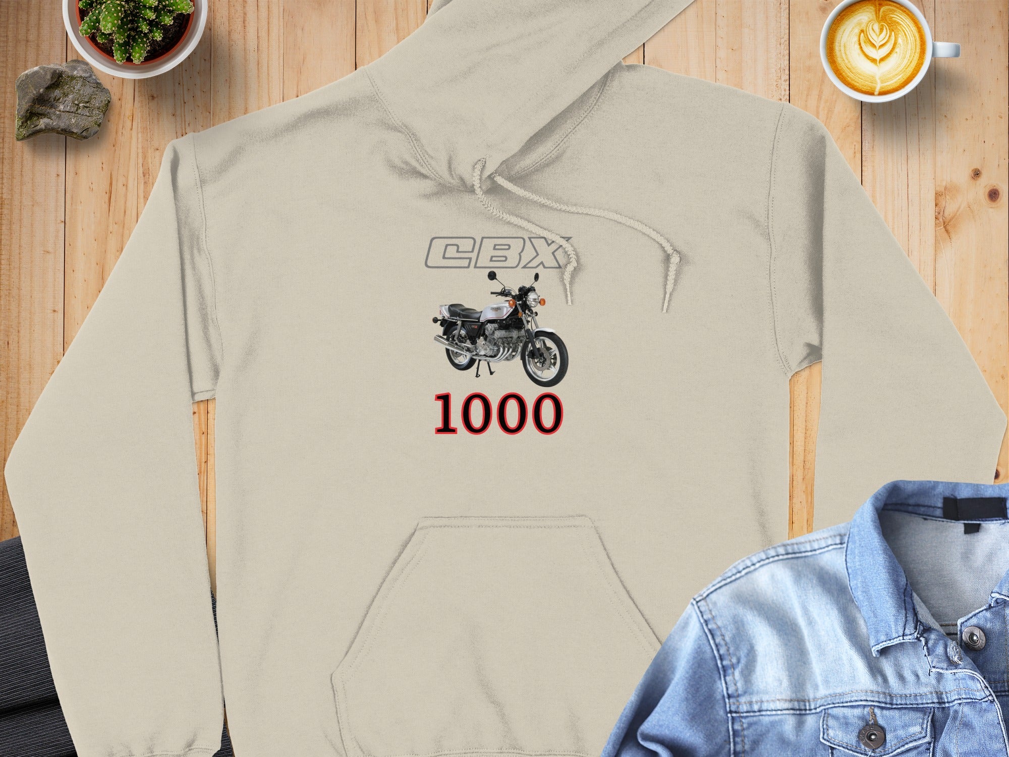 Vintage CBX 1000 Motorcycle Graphic Hoodie