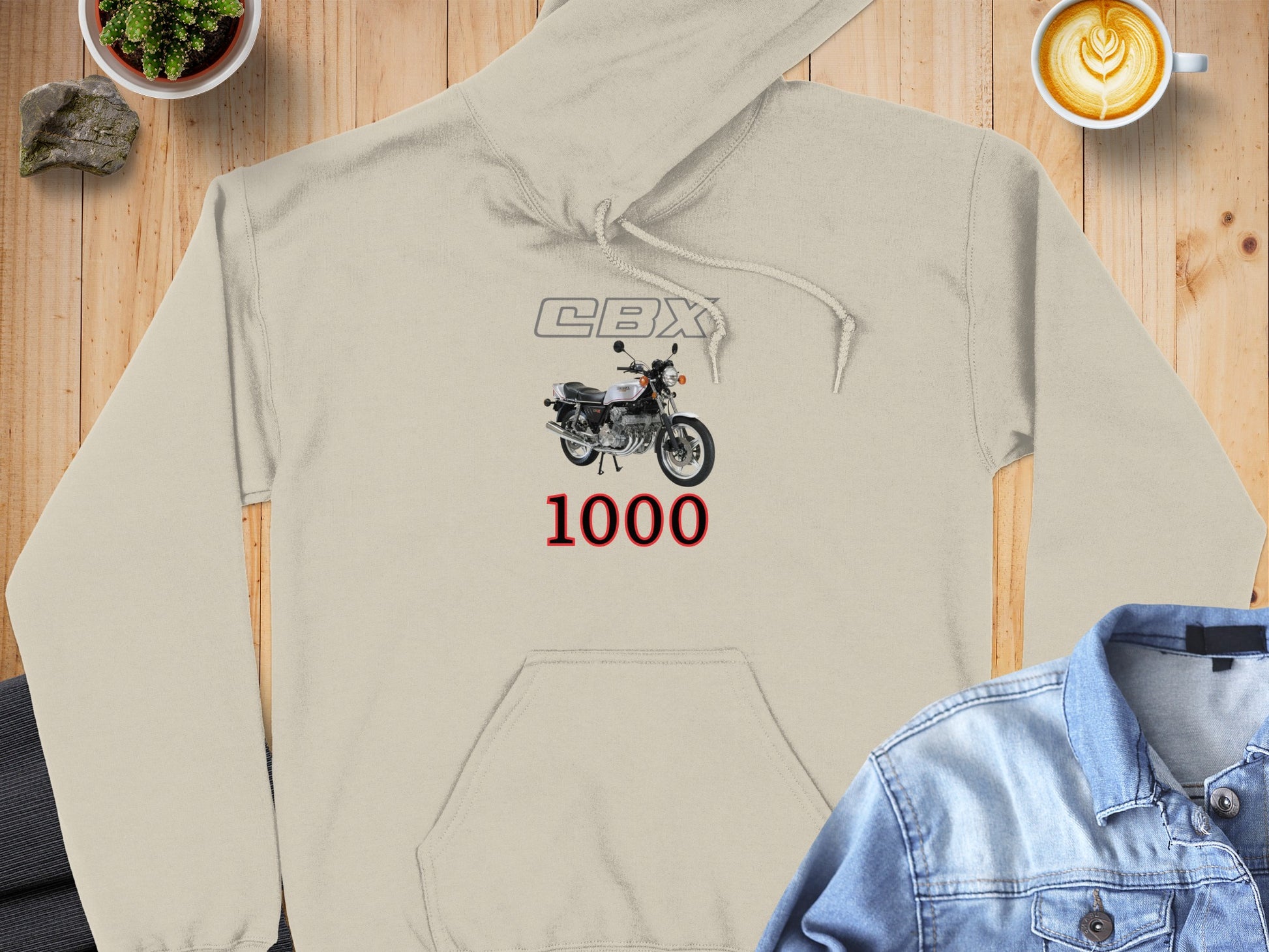 Vintage CBX 1000 Motorcycle Graphic Hoodie