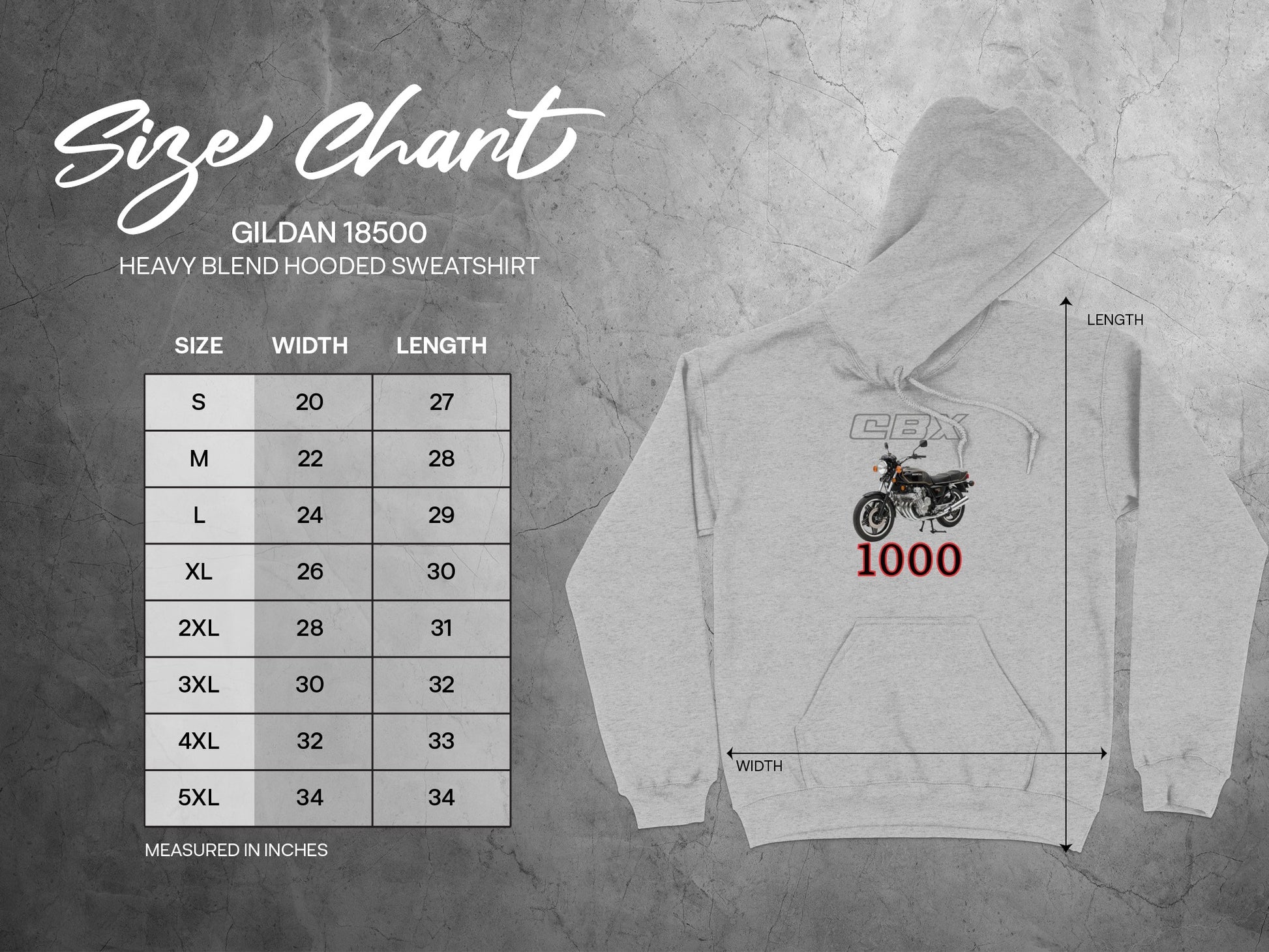 CBX 1000 Heavy Blend Hooded Sweatshirt