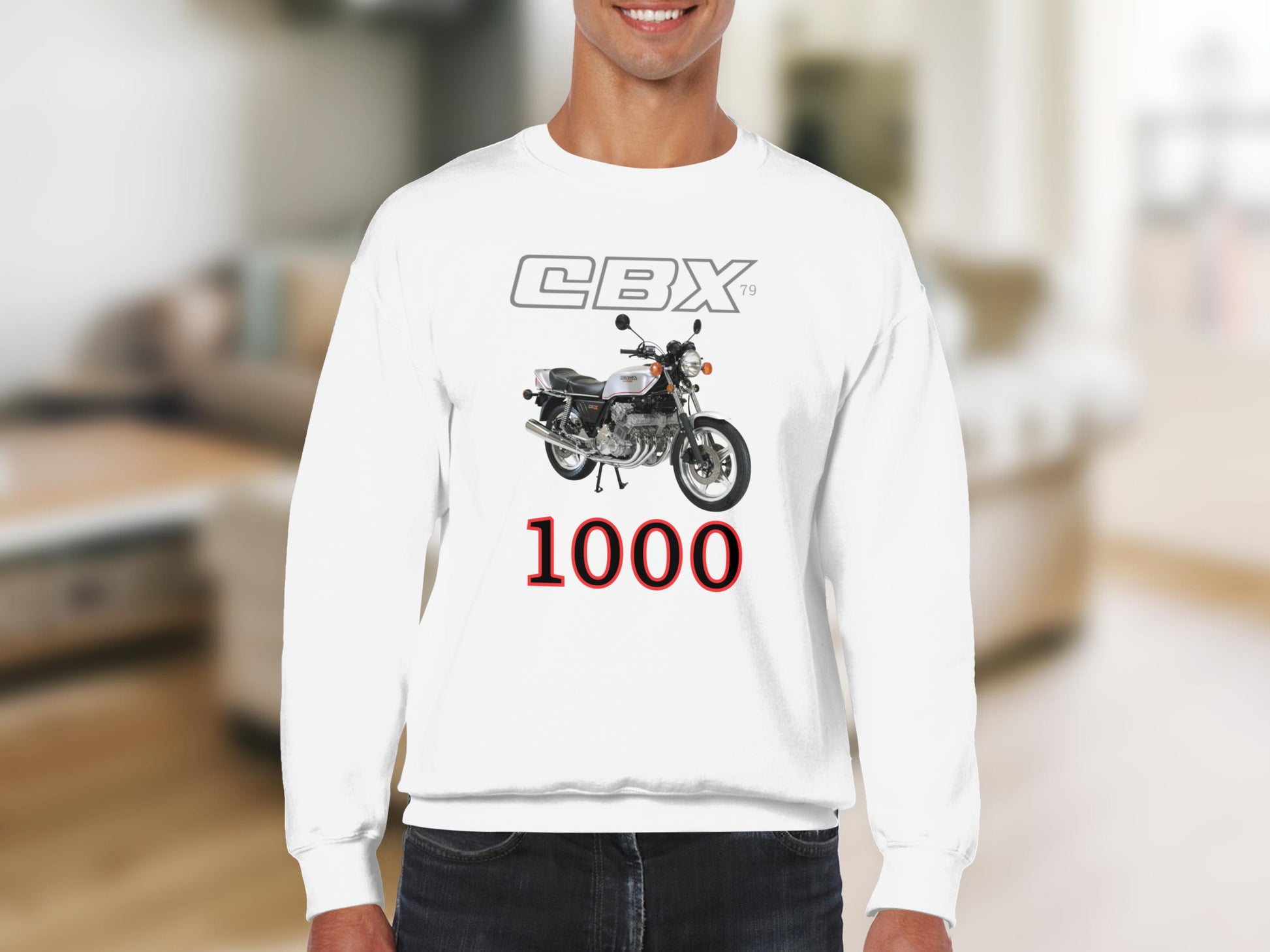 CBX79 Motorcycle 1000 Crewneck Sweatshirt