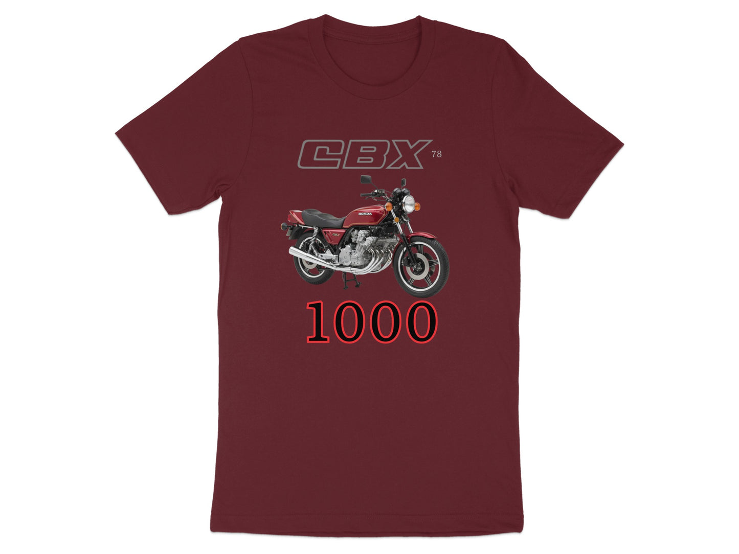 Vintage CBX 78 Motorcycle 1000 Graphic Tee Shirt