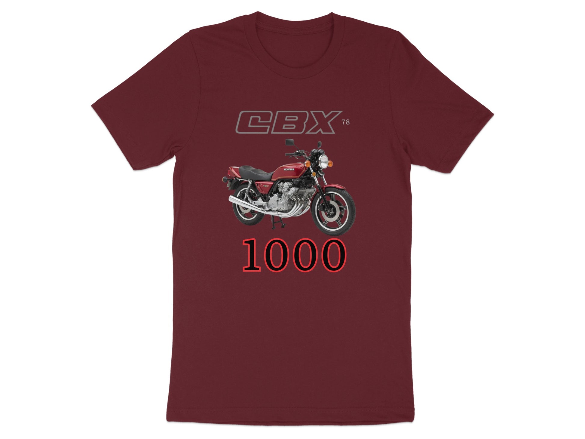 Vintage CBX 78 Motorcycle 1000 Graphic Tee Shirt