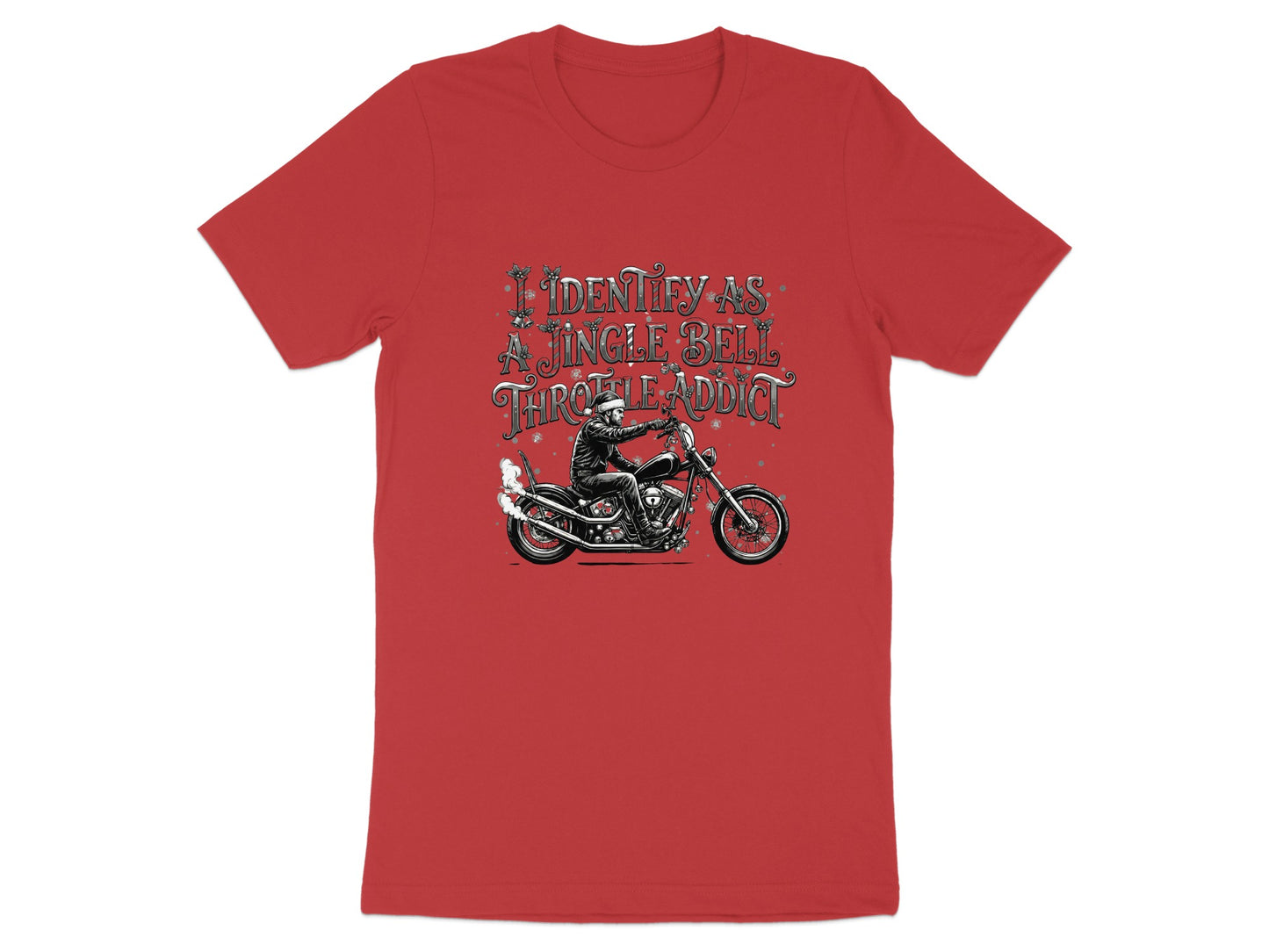 I Identify As A Jingle Bell Throttle Addict Shirt