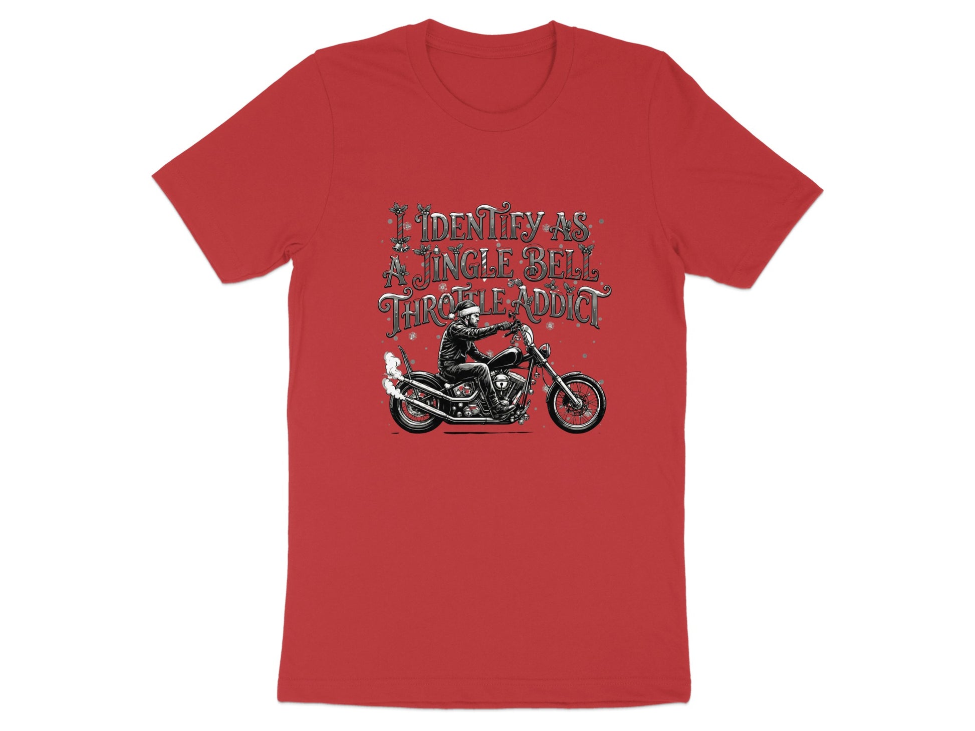 I Identify As A Jingle Bell Throttle Addict Shirt