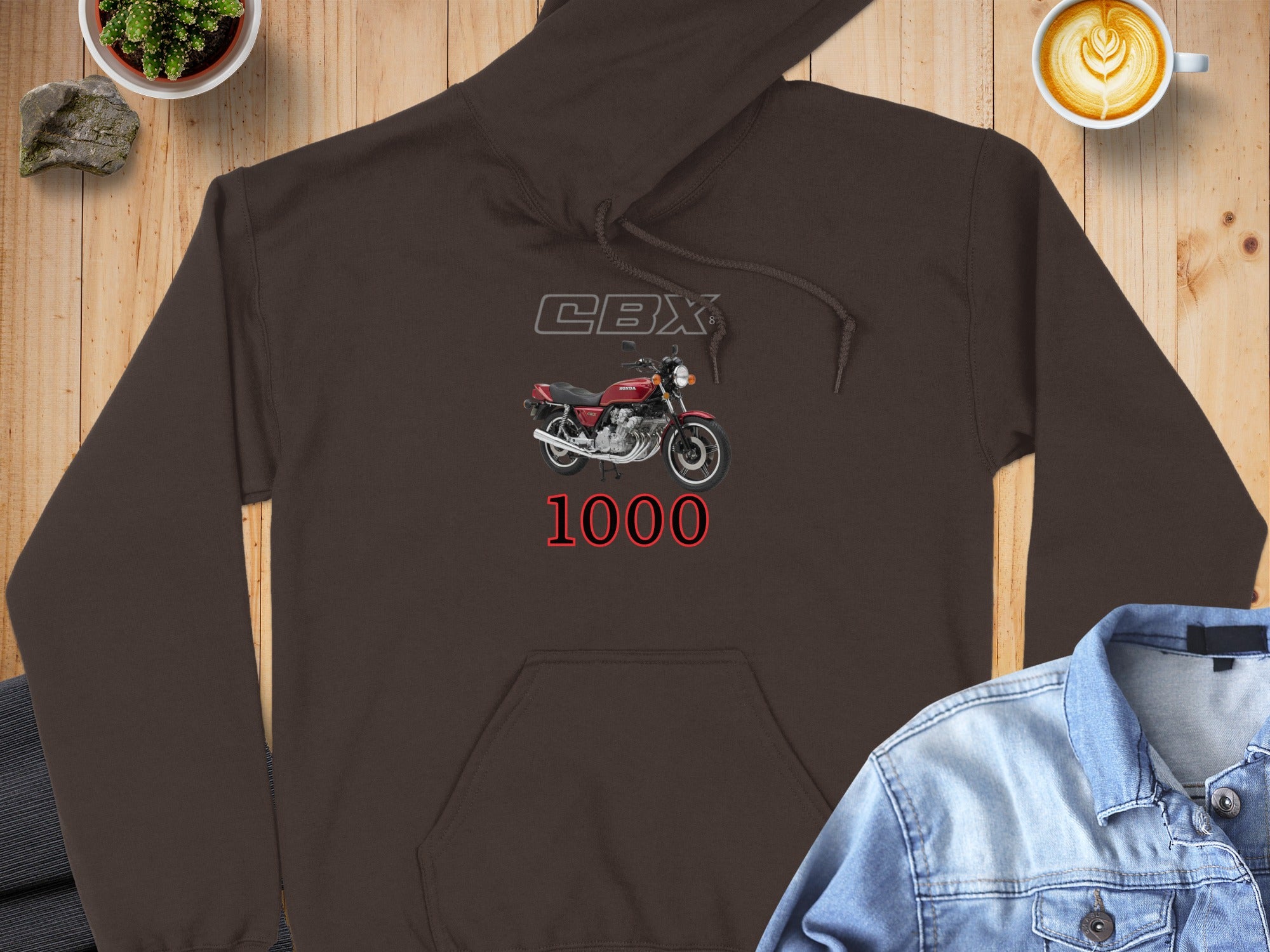 Vintage Motorcycle CBX 1000 Graphic Hoodie