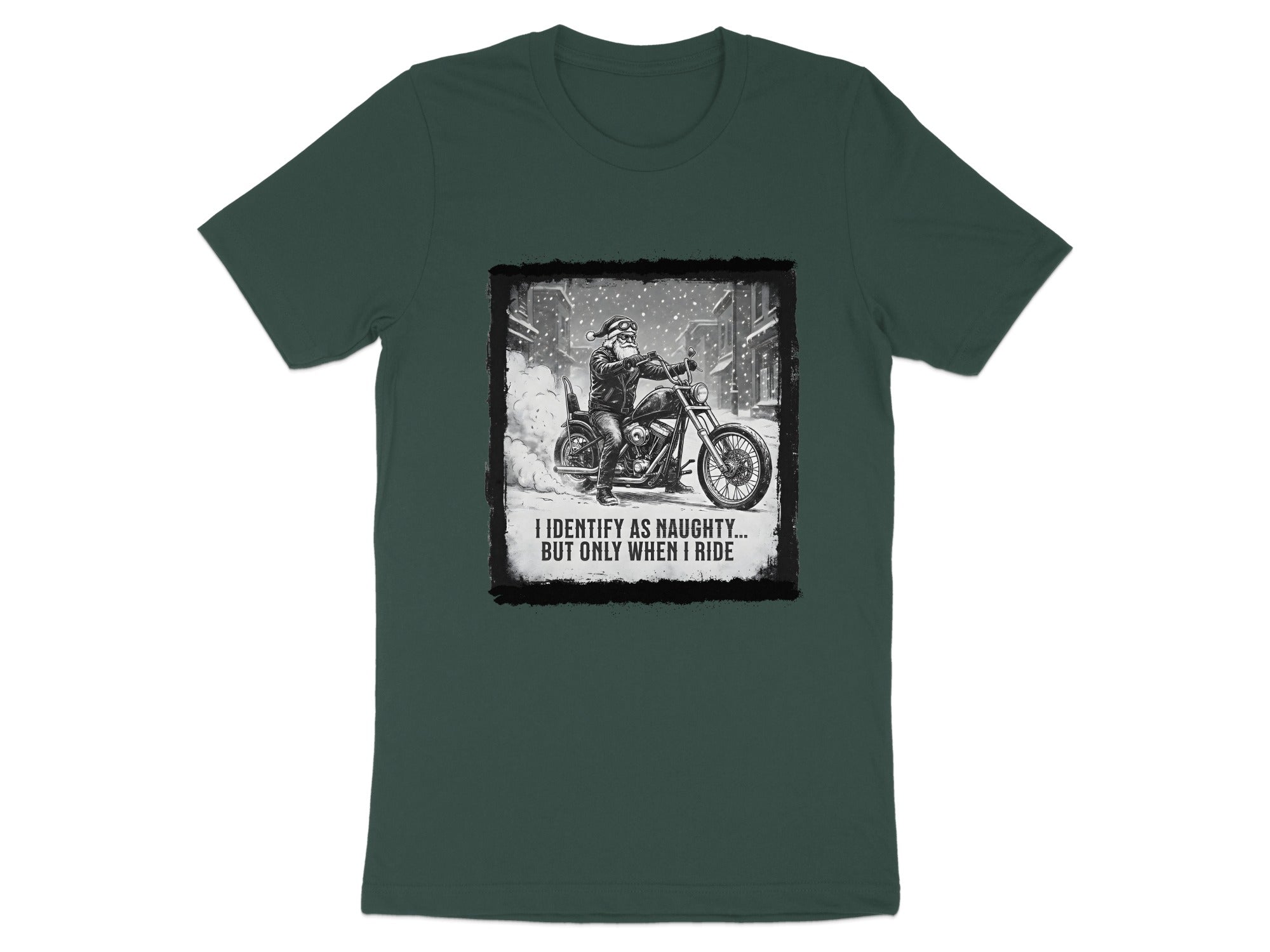 I Identify as Naughty Only When I Ride T-shirt