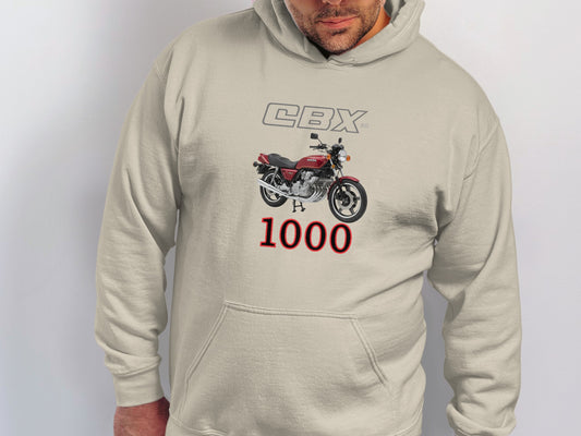 CBX 1000 Classic Motorcycle Hooded Sweatshirt