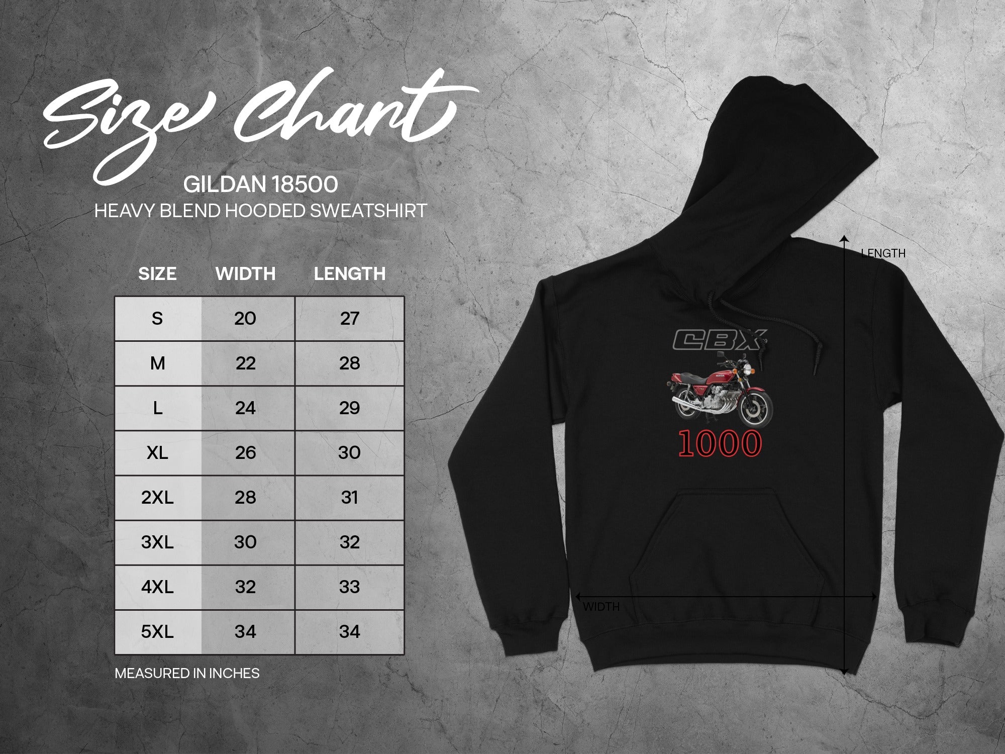CBX 1000 Motorcycle Graphic Heavy Blend Sweatshirt