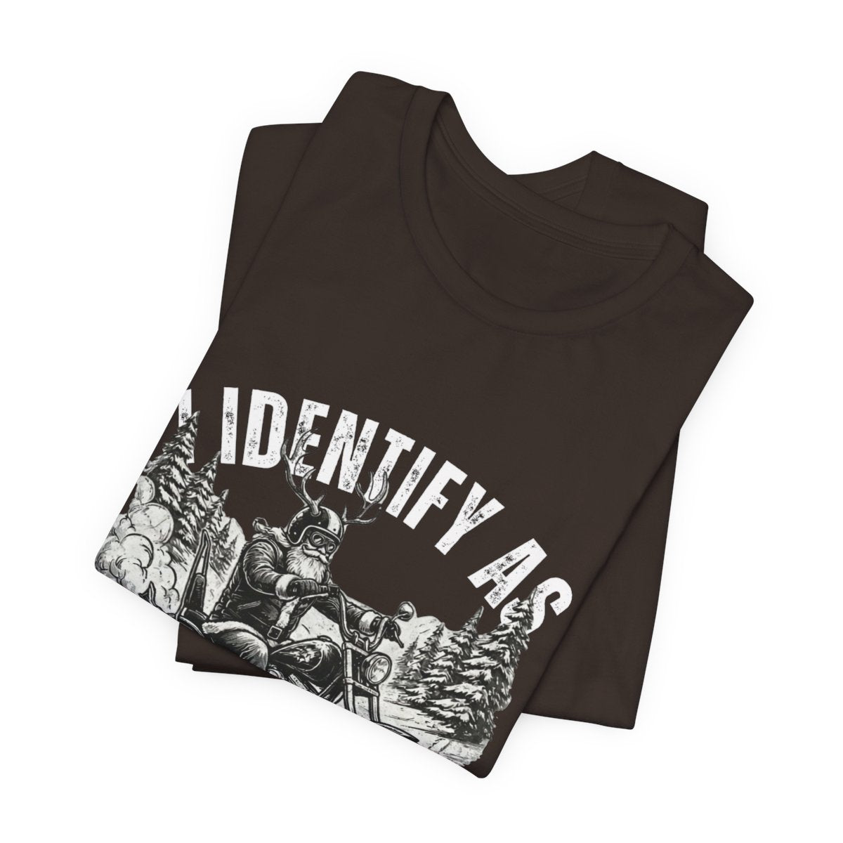 I Identify As Biker Design Graphic Tee