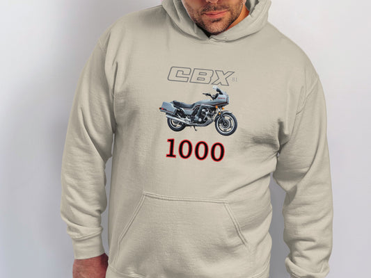 Vintage CBX 1000 Motorcycle Graphic Hoodie