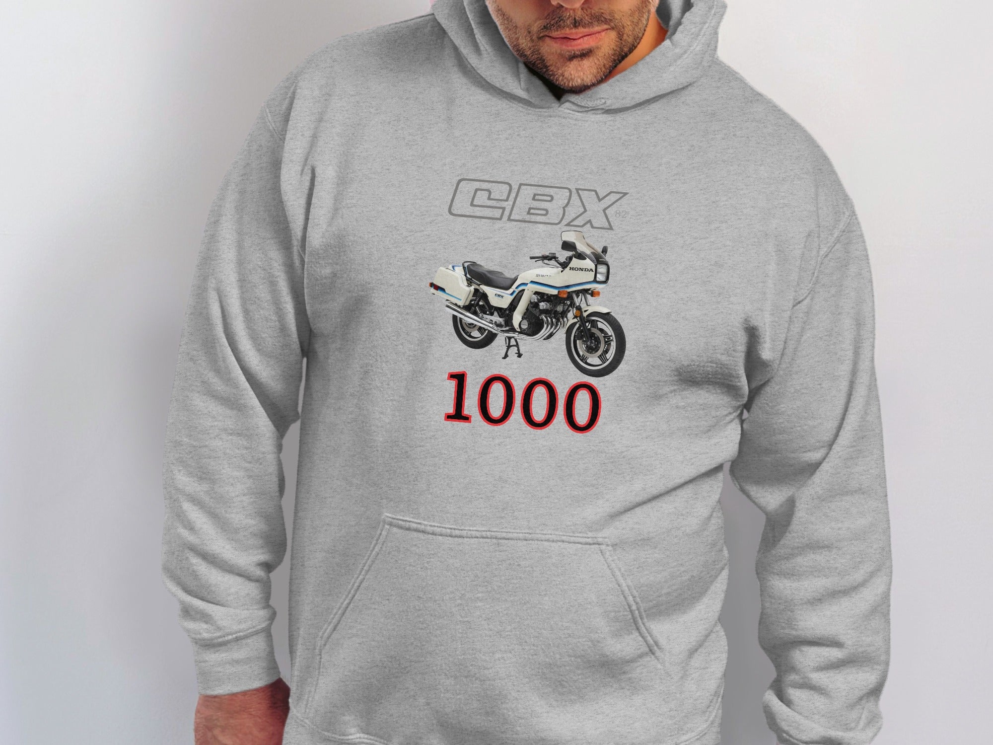CBX 1000 Motorcycle Design Hooded Sweatshirt Product
