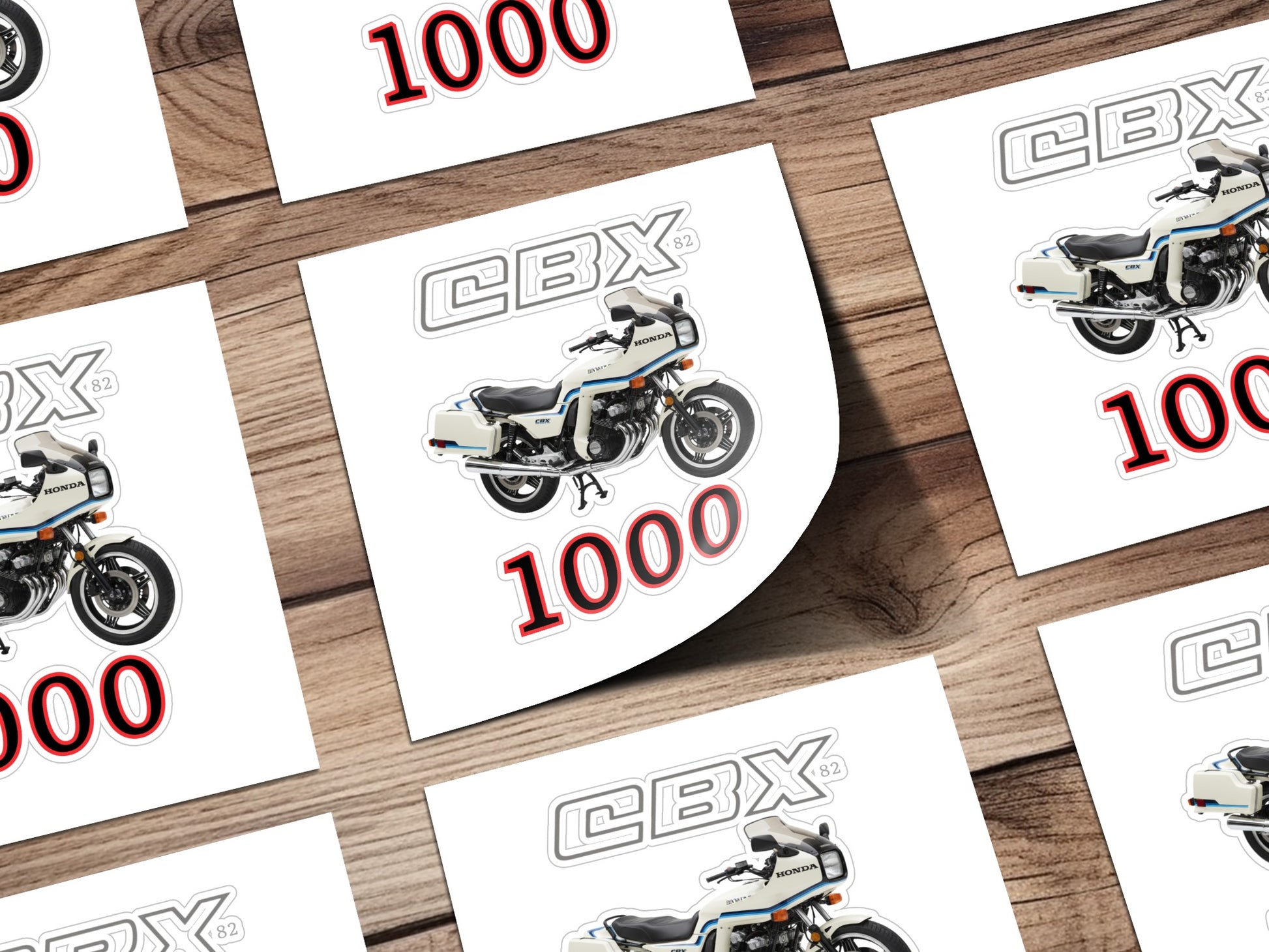 CBX 1000 motorcycle design sticker for vintage bikes