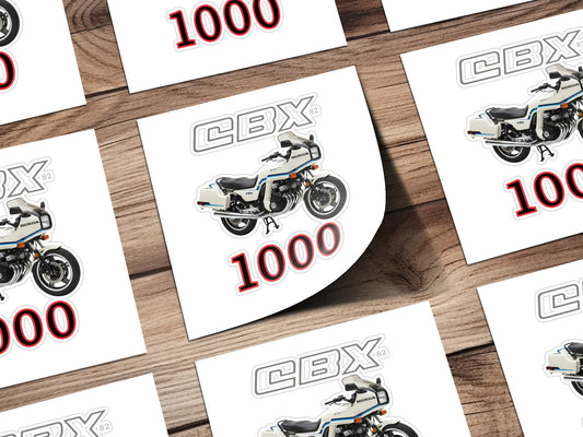 CBX 1000 motorcycle design sticker for vintage bikes
