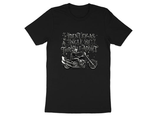 Identify As A Single Set Throttle Addict Shirt