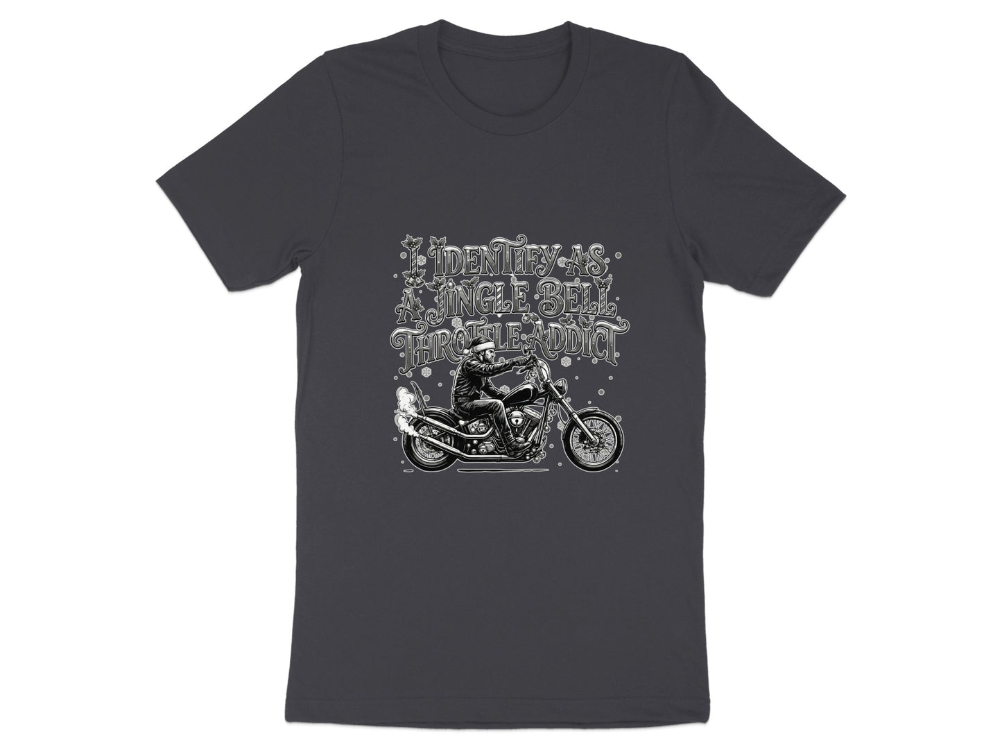 I Identify As A Biker Full Throttle Addict T-shirt