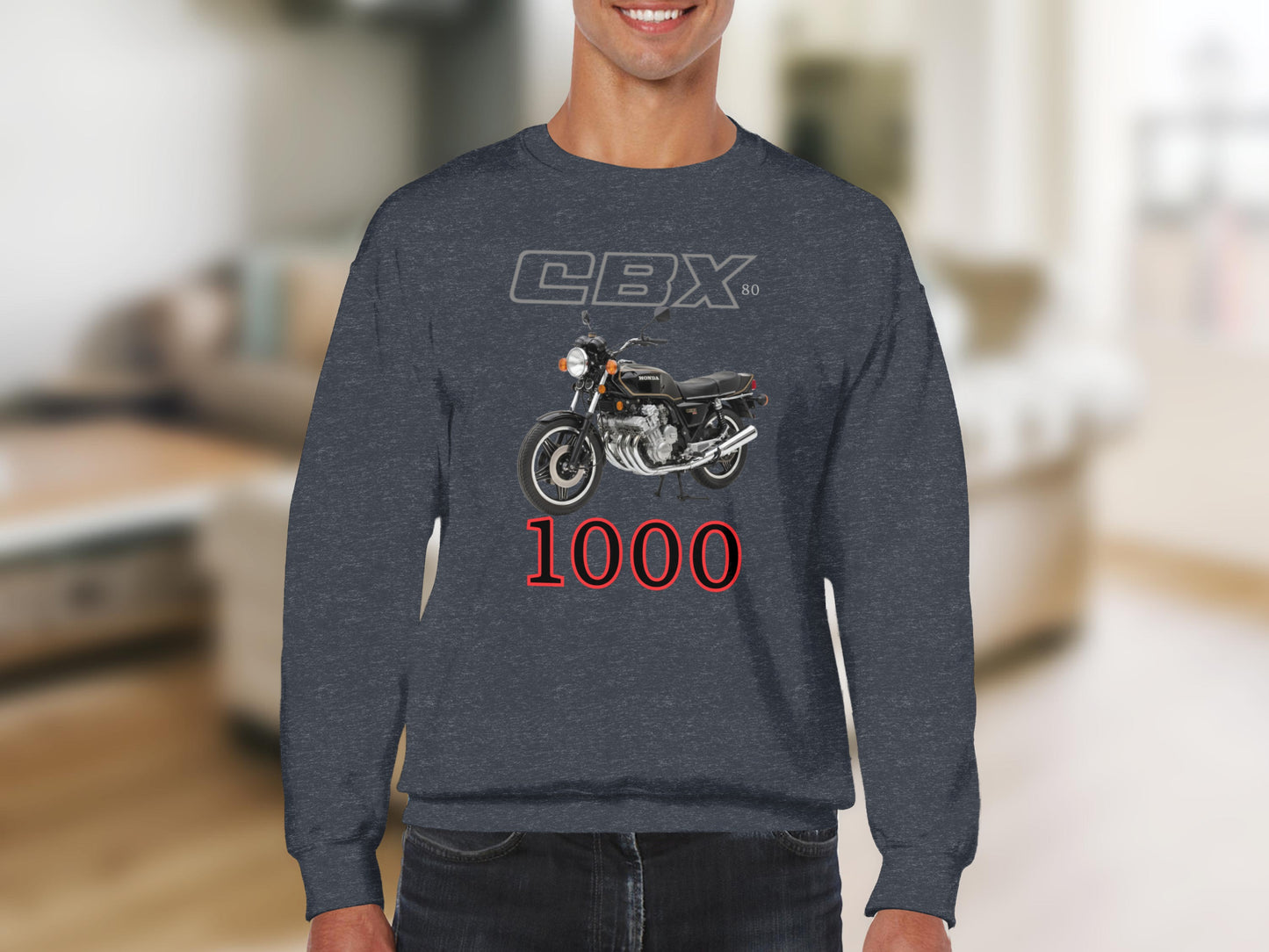 CBX 1000 Motorcycle Crewneck Sweater for Enthusiasts