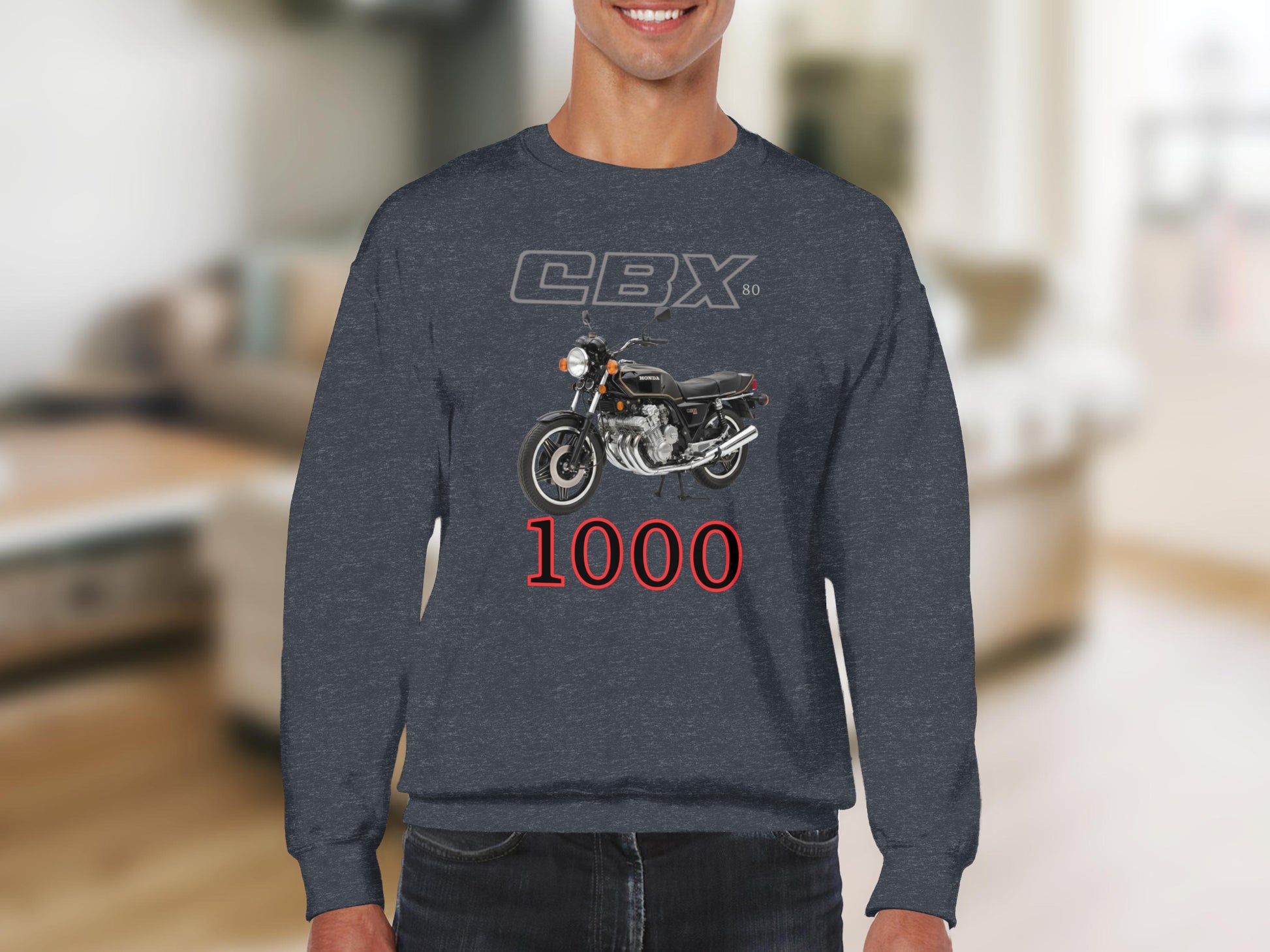 CBX 1000 Motorcycle Crewneck Sweater for Enthusiasts