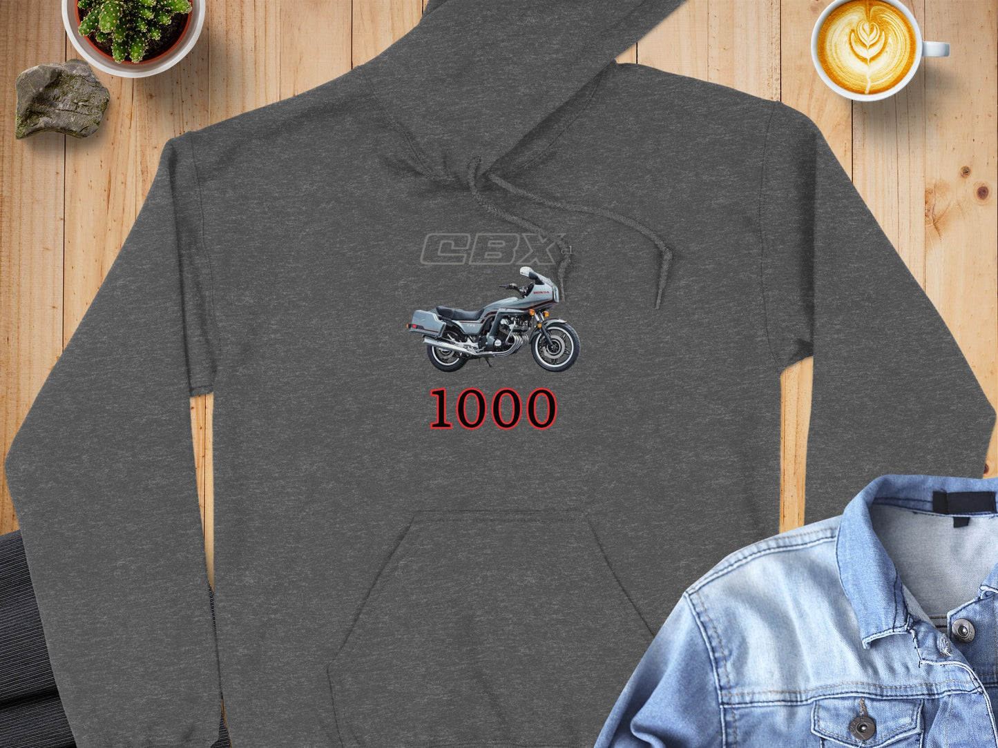 Classic CBX 1000 Motorcycle Graphic Hoodie