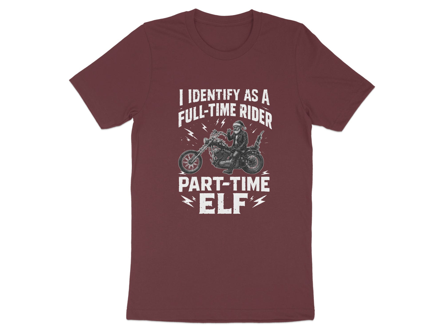 I Identify as a Full-Time Rider Part-Time Elf Shirt