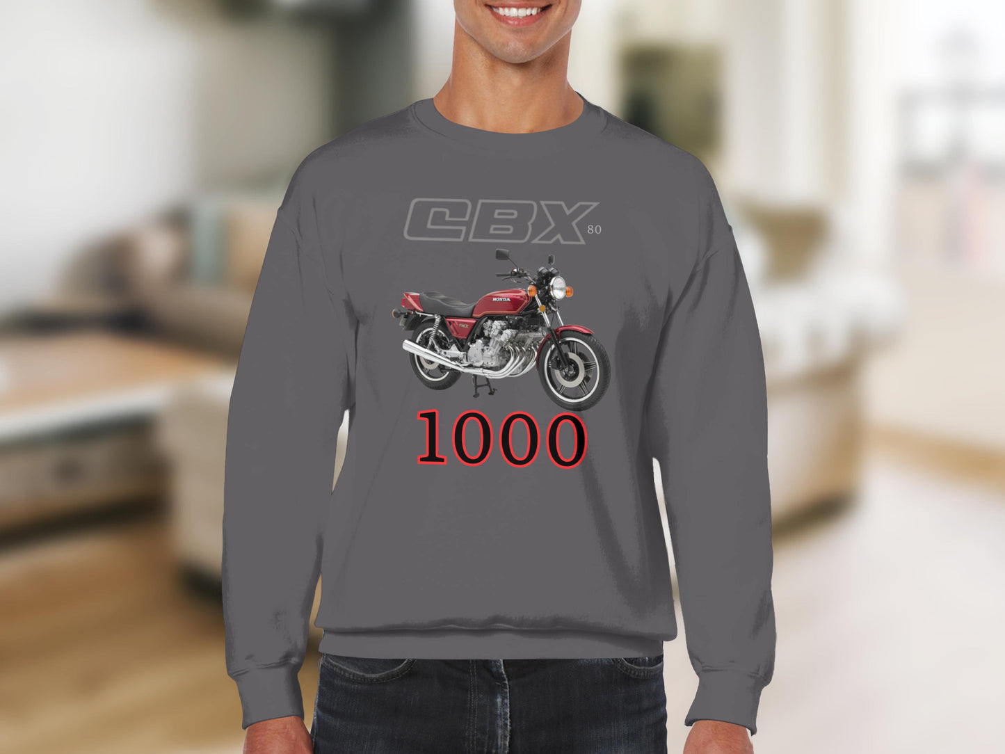 CBX 1000 Graphic Sweatshirt for Motorcycle Enthusiasts