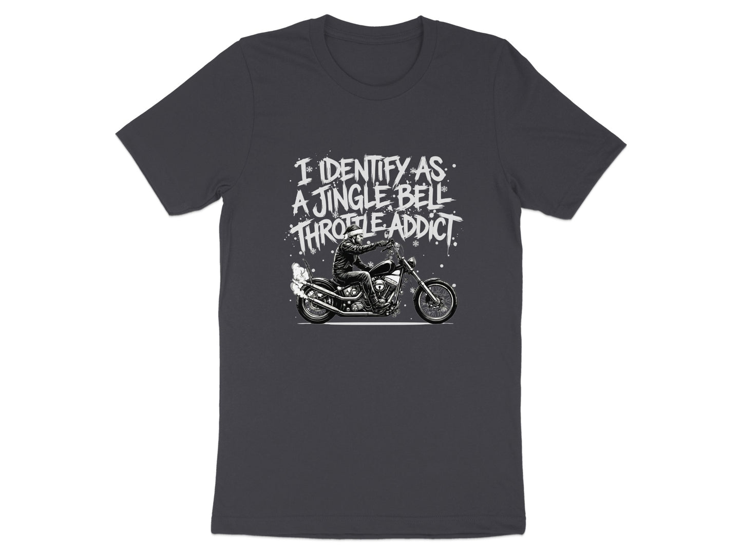 I Identify As A Jingle Bell Throttle Addict T-shirt