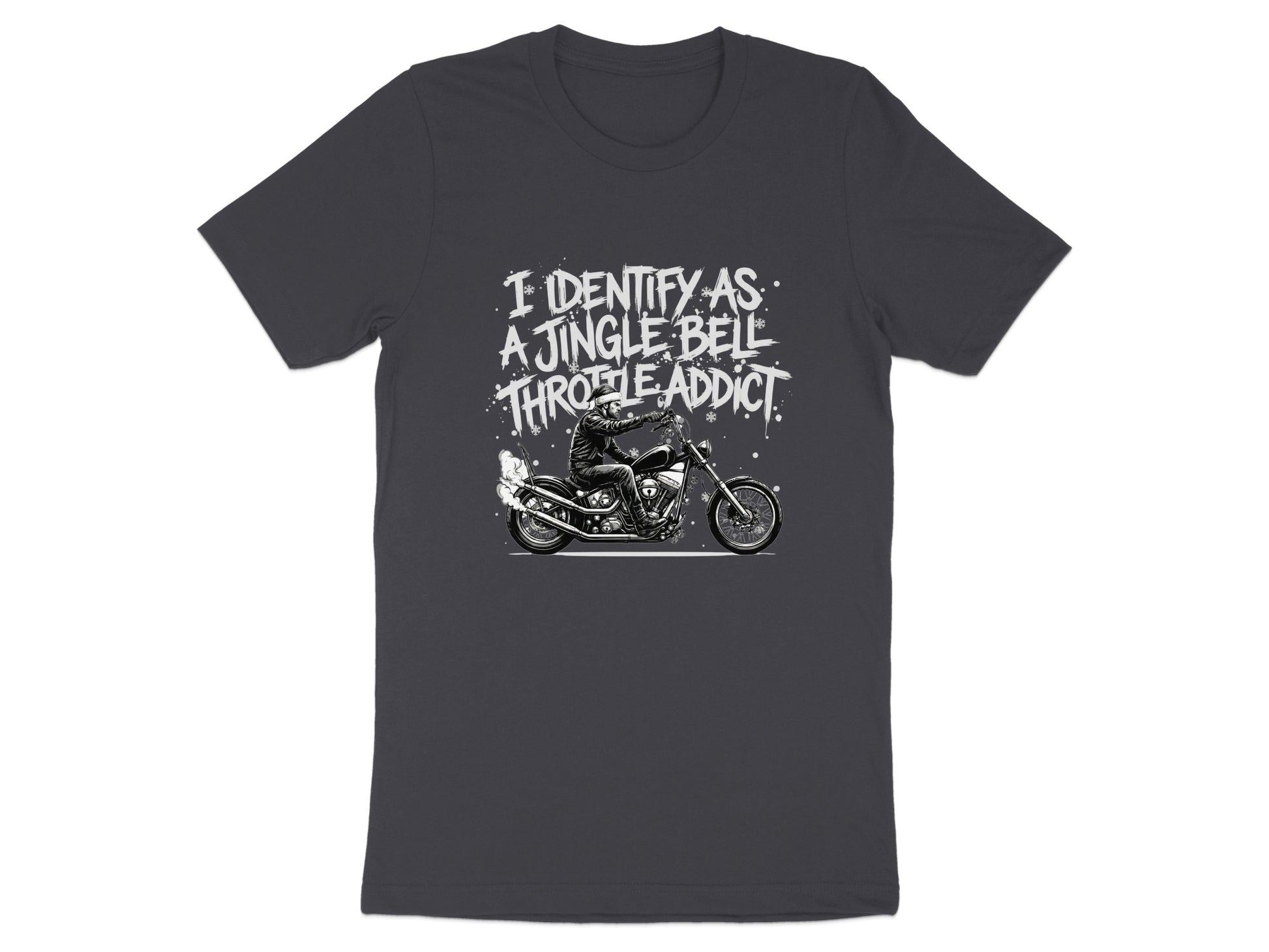 I Identify As A Jingle Bell Throttle Addict T-shirt