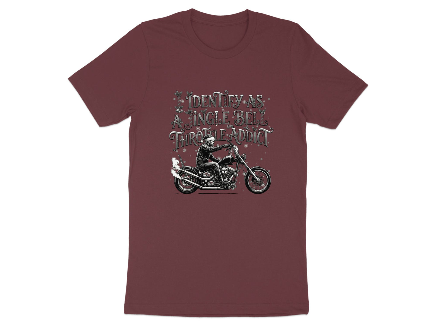 I Identify as Jingle Bell Throttle Addict Shirt