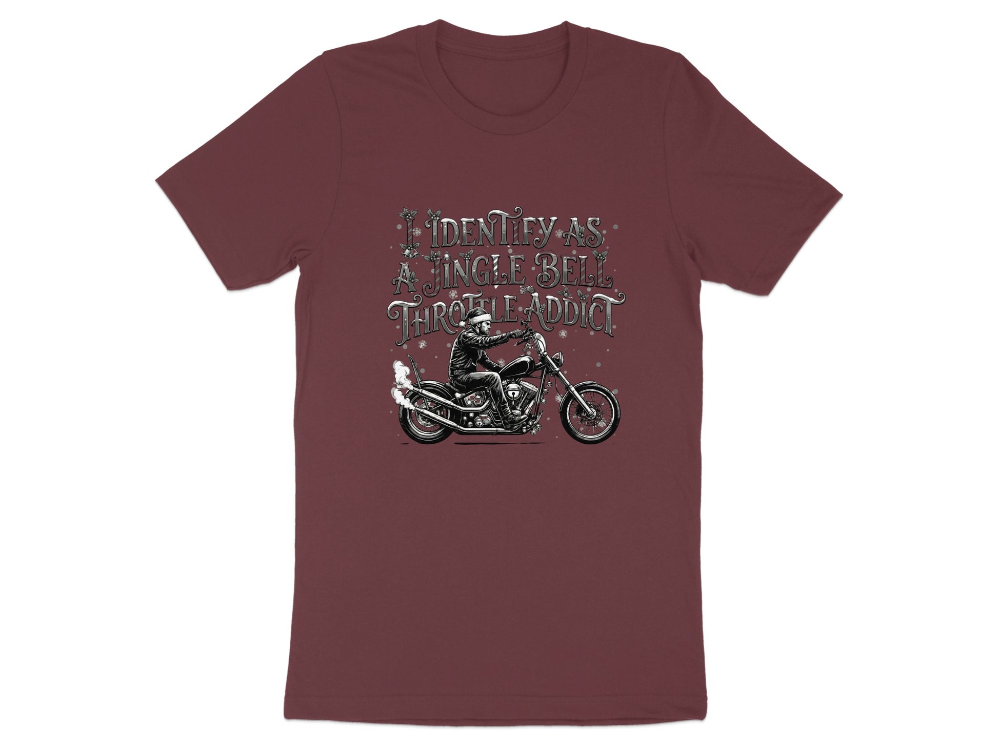 I Identify as Jingle Bell Throttle Addict Shirt